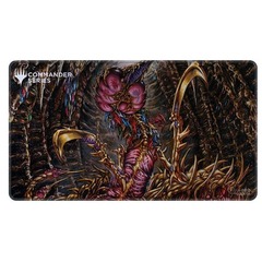 Commander Series: Sliver Queen Holo Stitched edge PLAY MAT PLAYMAT ULTRA PRO MTG